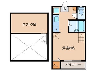 カサブランカⅠの物件間取画像